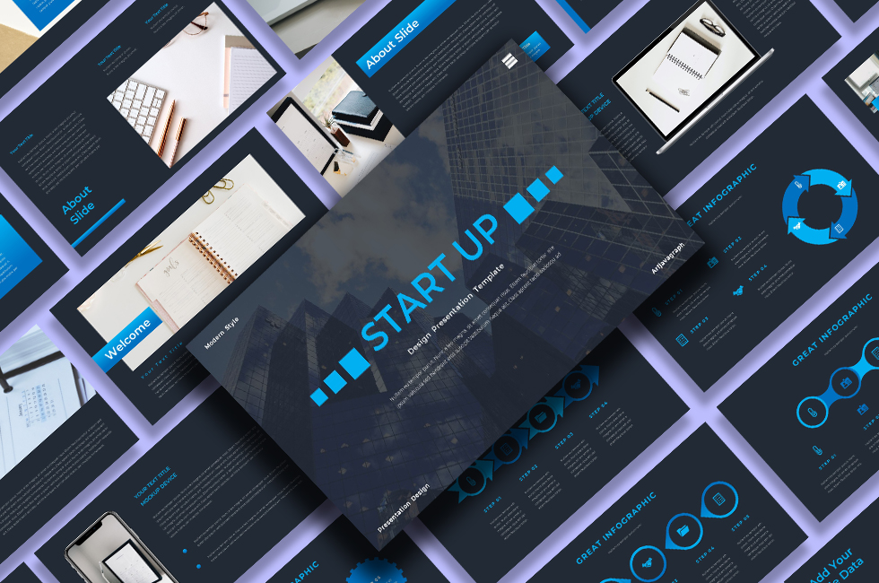 Start Up – Design PowerPoint template