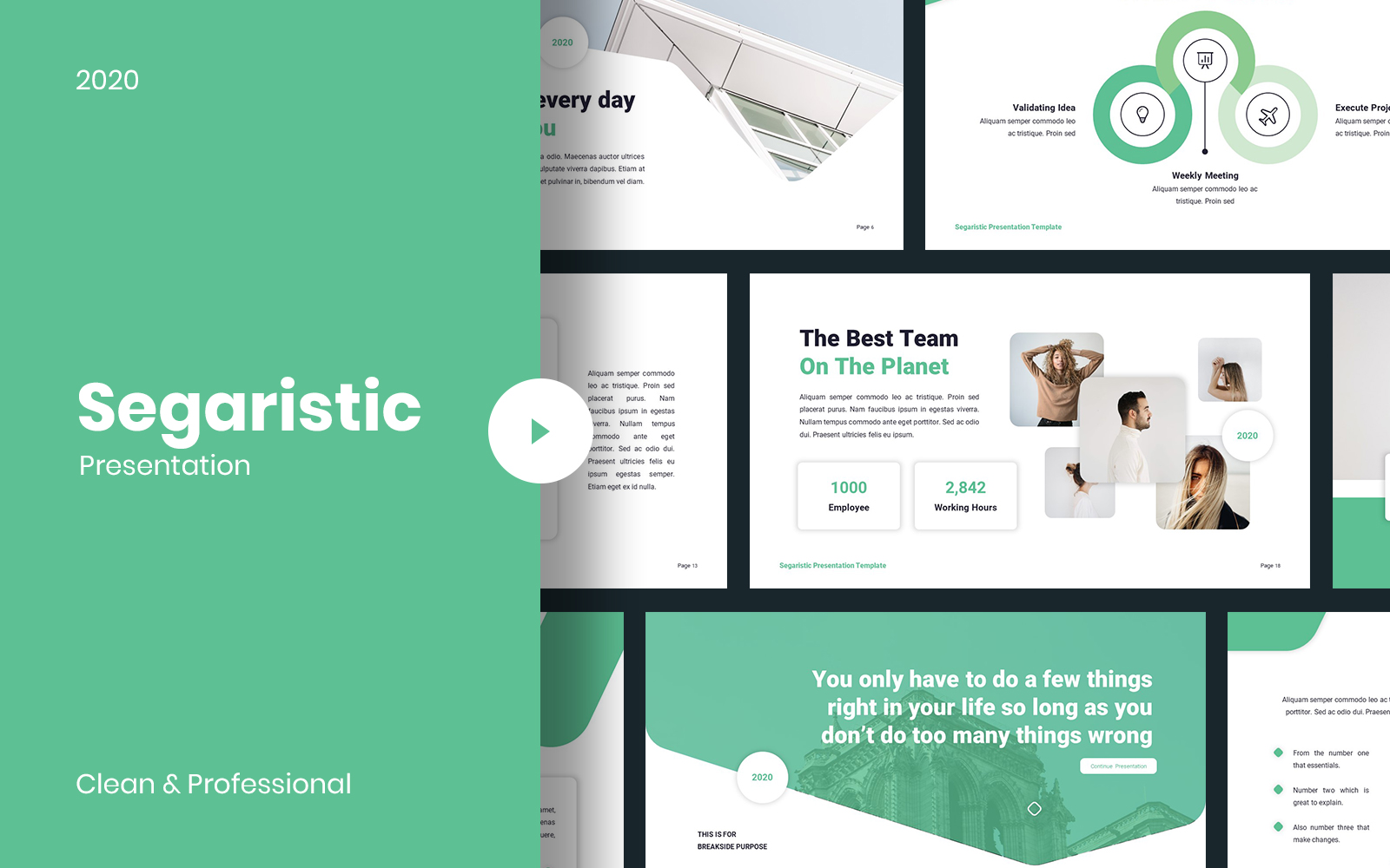 Segaristic - Business PowerPoint template