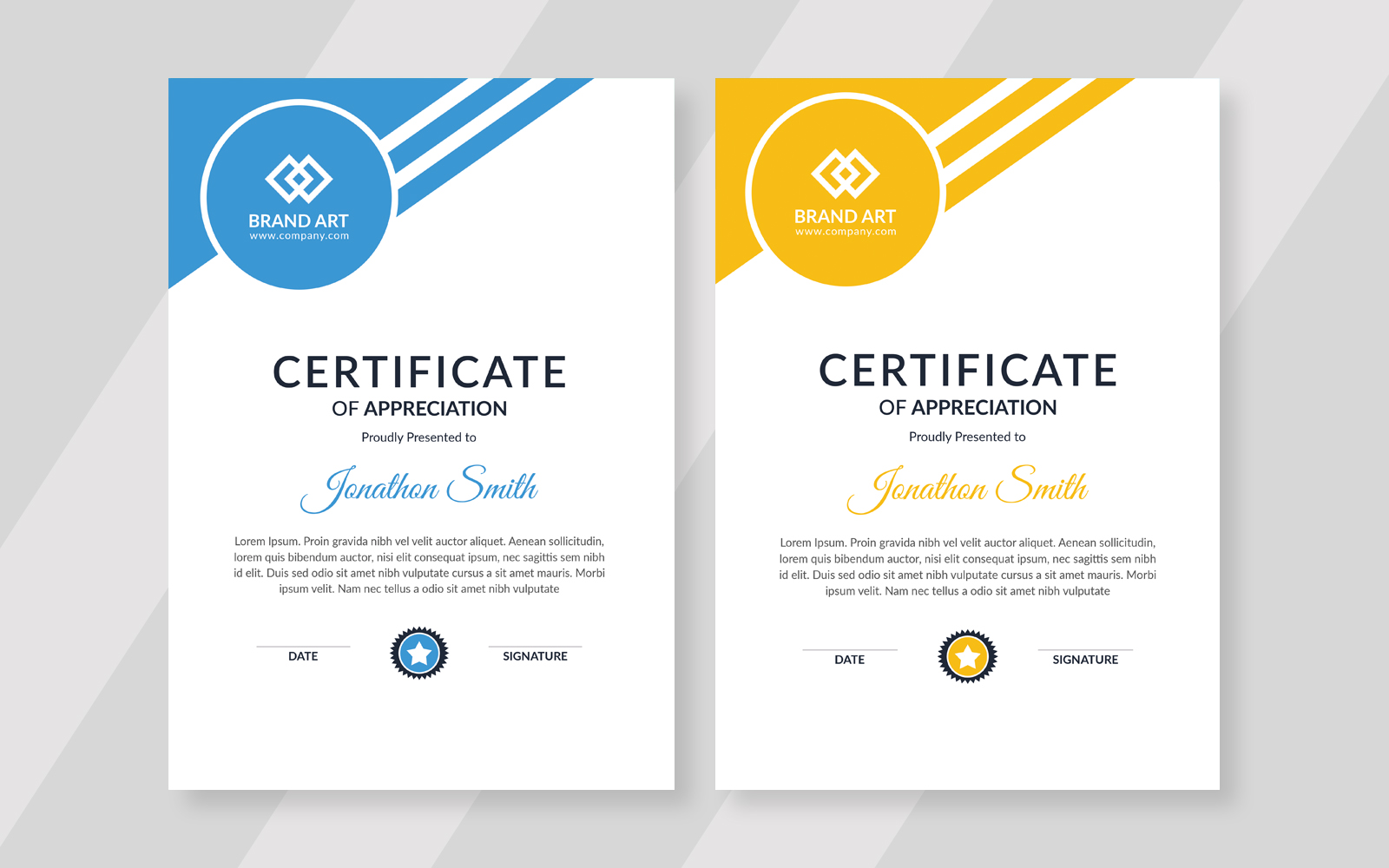 Certificate Templates