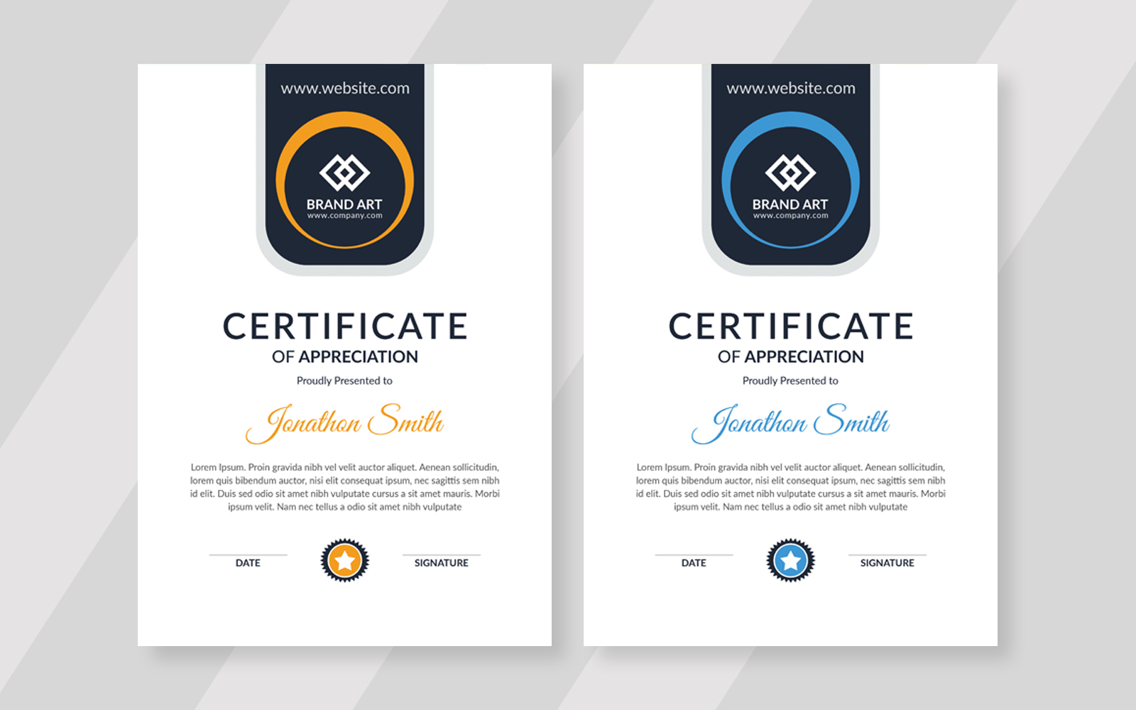 Certificate Templates