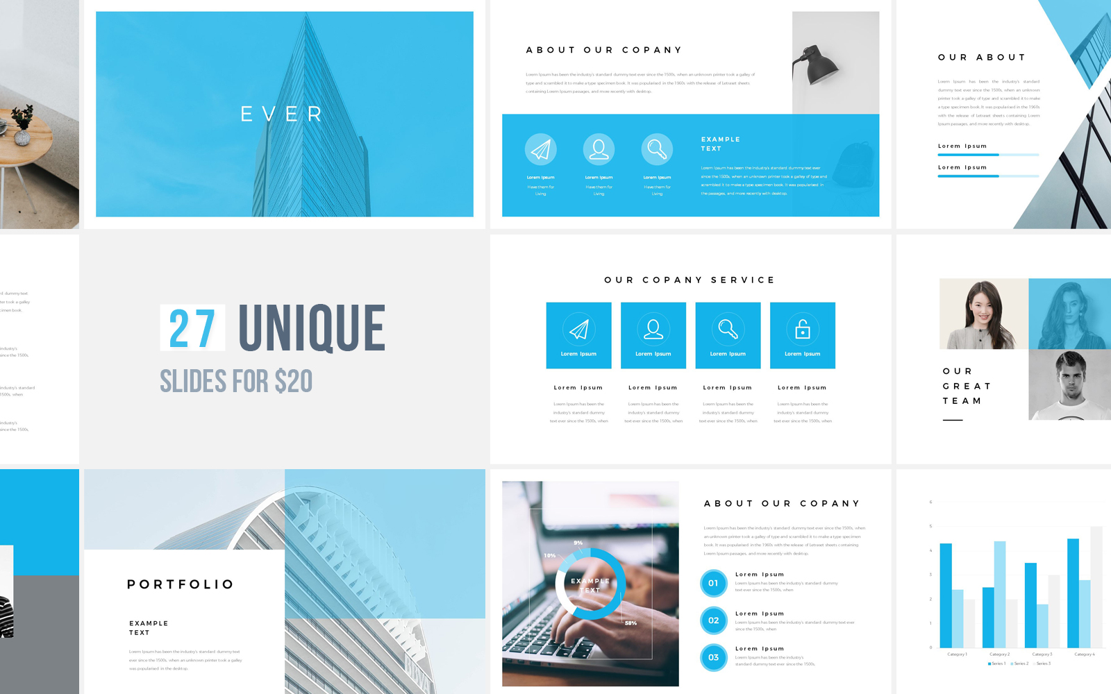 Ever PowerPoint template