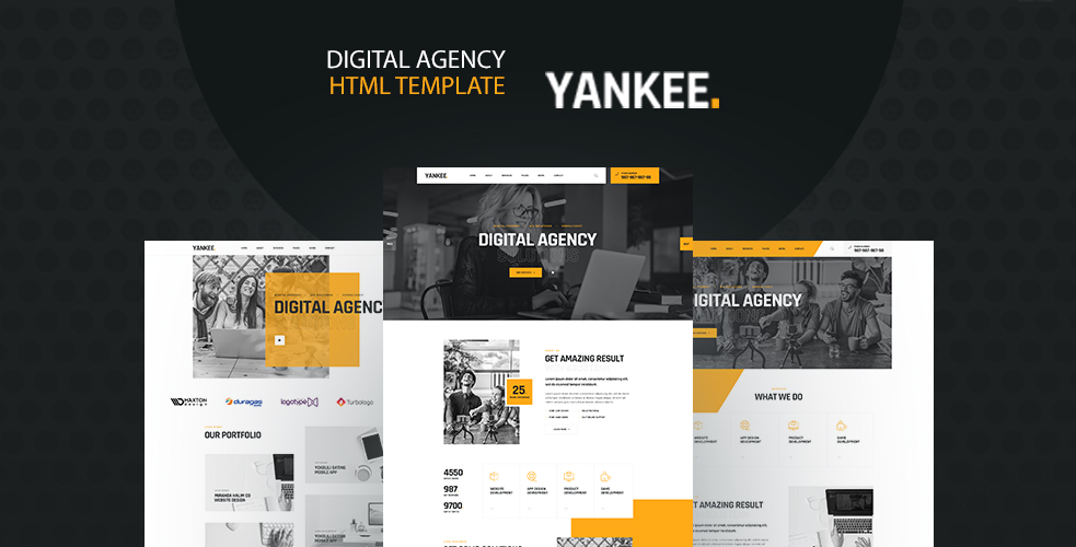 Yankee - Digital Agency HTML5 Website Template