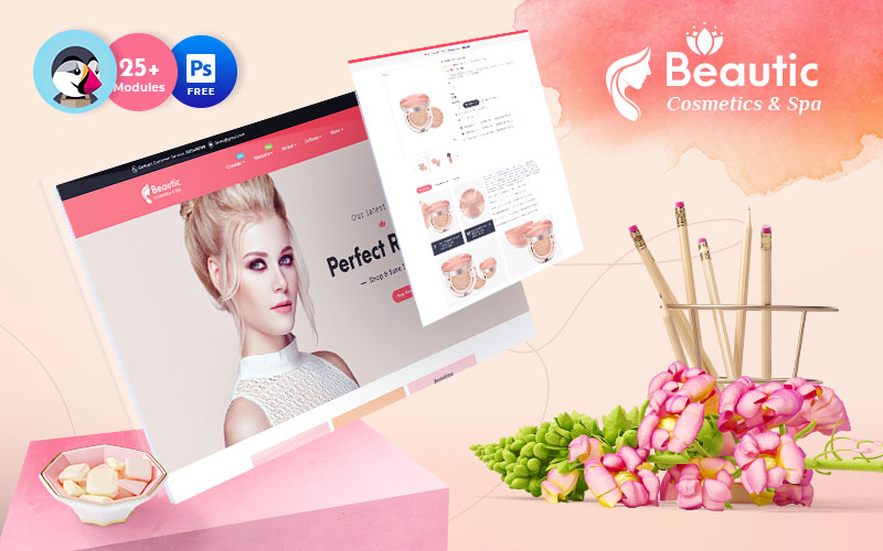 Beautic - Cosmetics & Spa - Multipurpose Responsive PrestaShop Theme