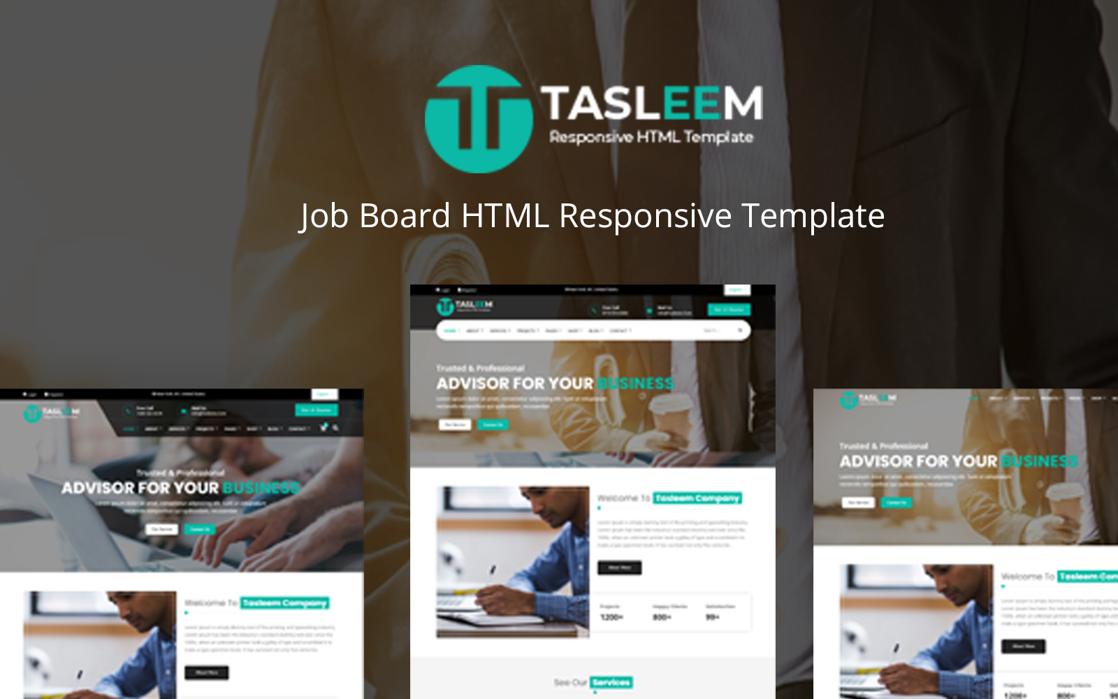 Tasleem - HTML Responsive Multi-Purpose Website Template