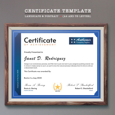 Template Certificate Templates #125947