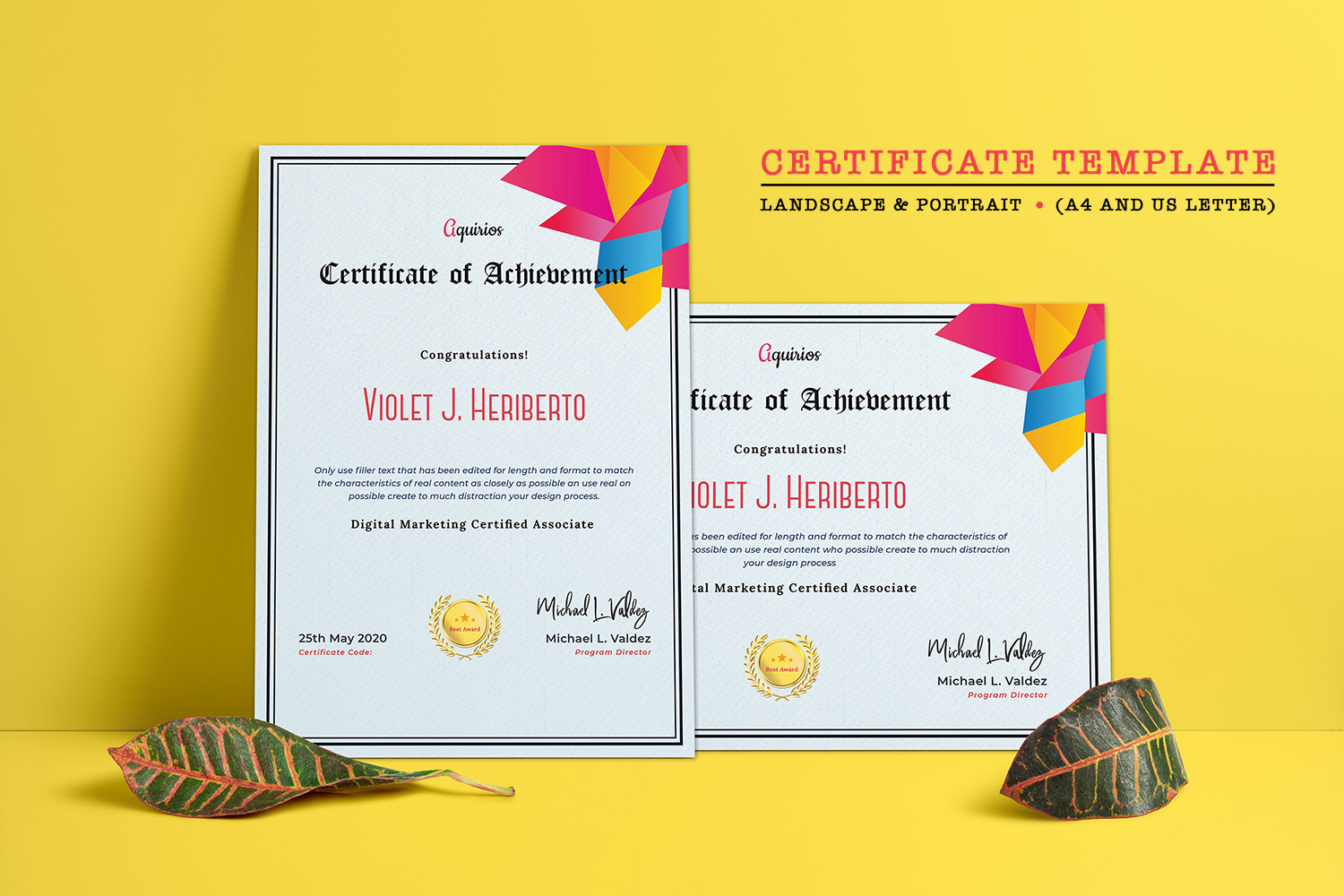 Certificate Templates