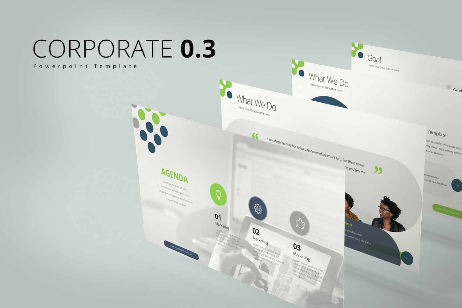 Corporate 0.3 PowerPoint template