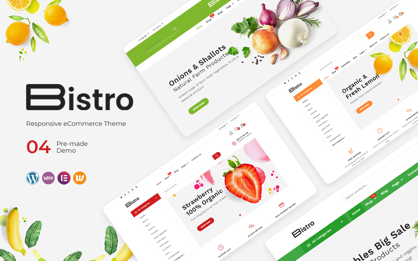 Bistro - Organic & Food WooCommerce Theme