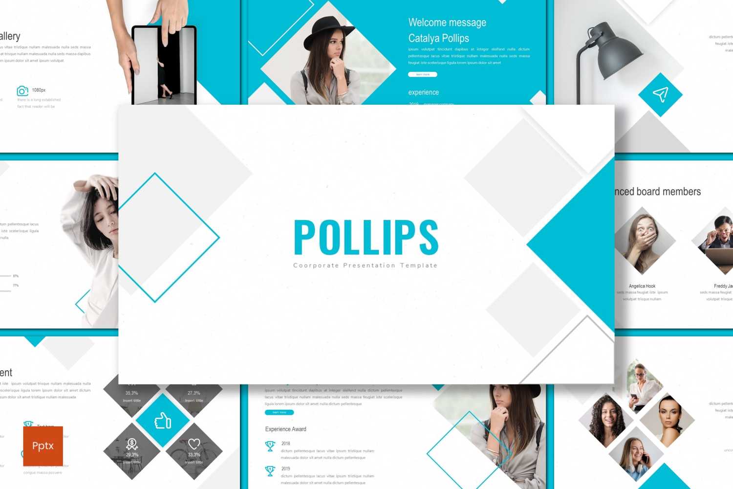 Pollips PowerPoint template