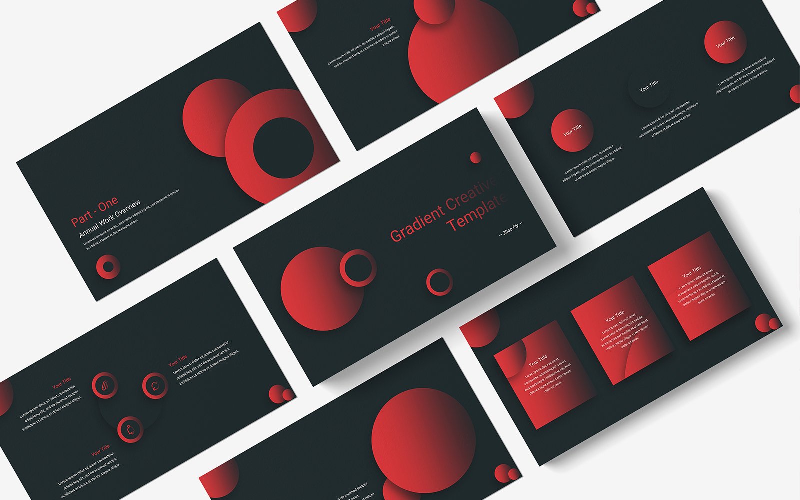 Gradient Creative PowerPoint template