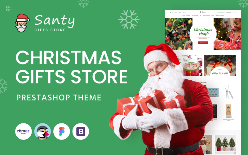 Santy - Christmas Gifts Store PrestaShop Theme