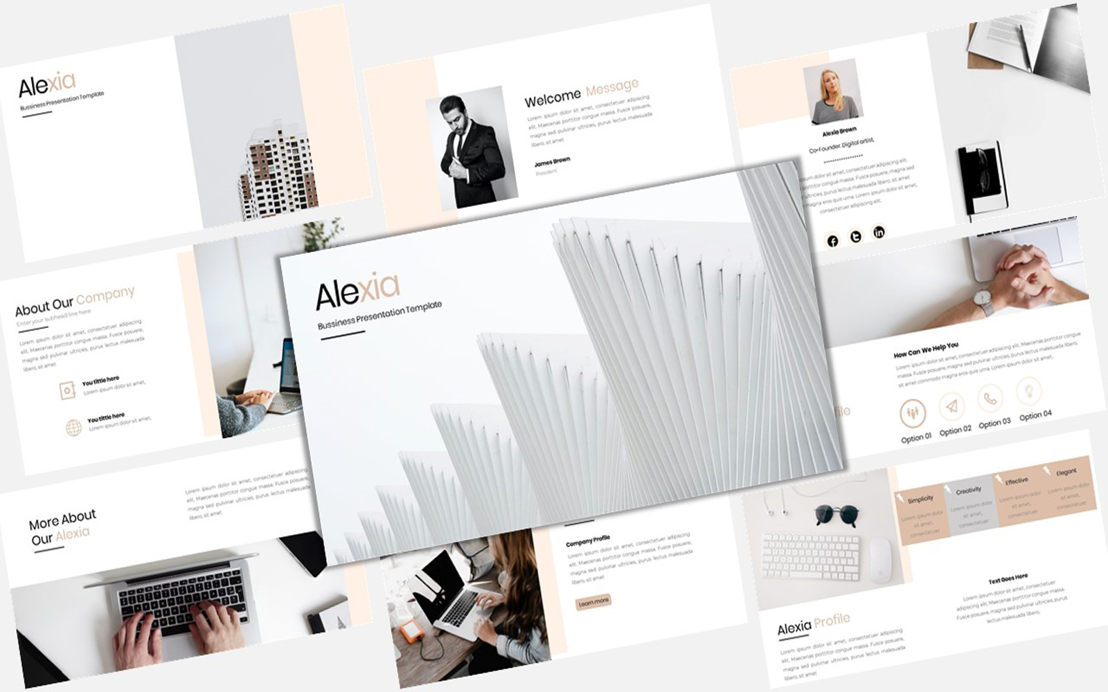 Alexia - Creative Business PowerPoint template