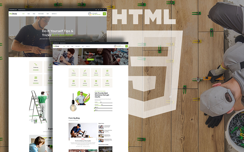 HTML 響應式網頁網站模板