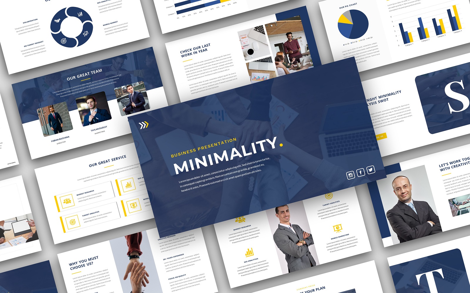 Minimality – Business Presentation PowerPoint template