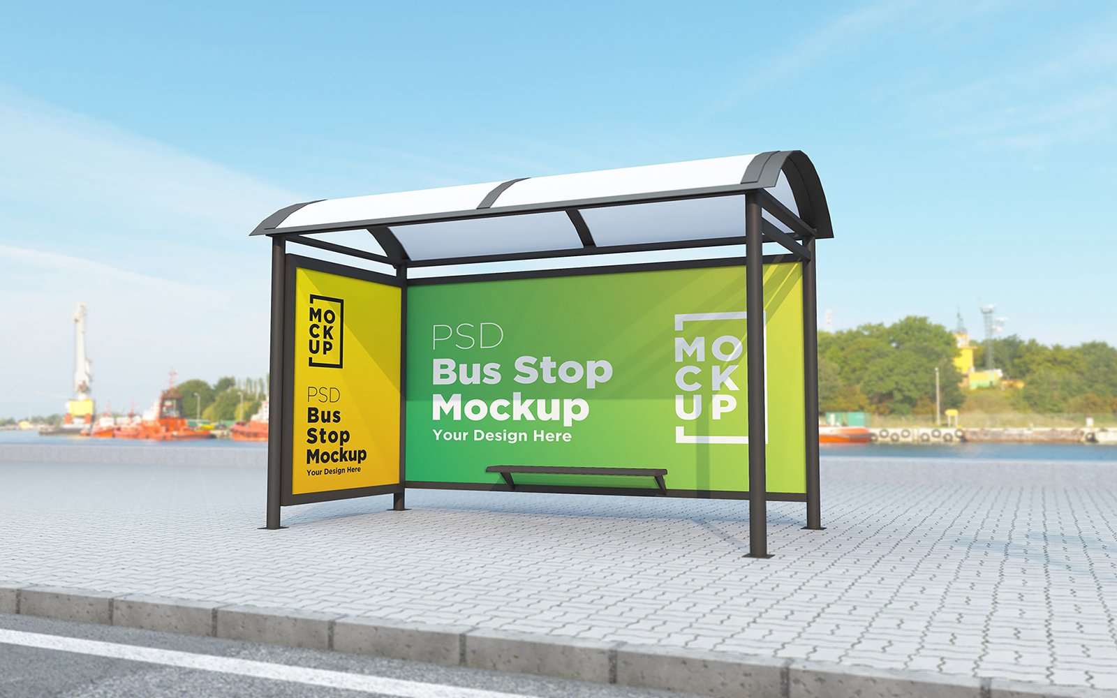 Остановки 67 автобуса екатеринбург. Автобус мокап. Bus stop Mockup. Мокап сцены уличной.