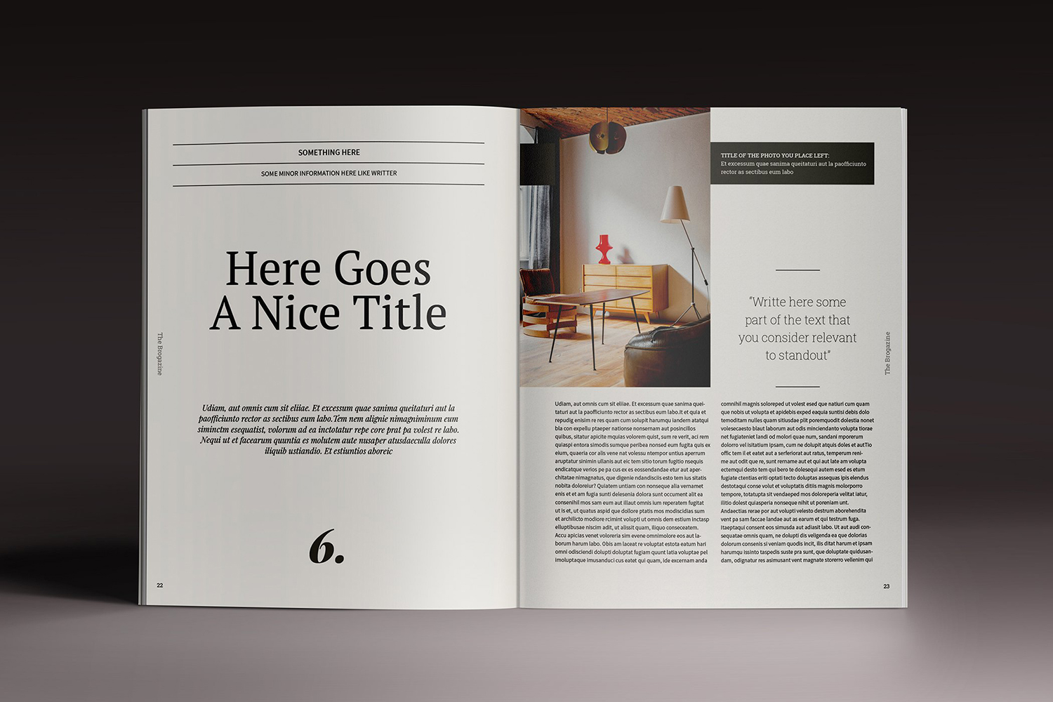 Brogazine Magazine Template