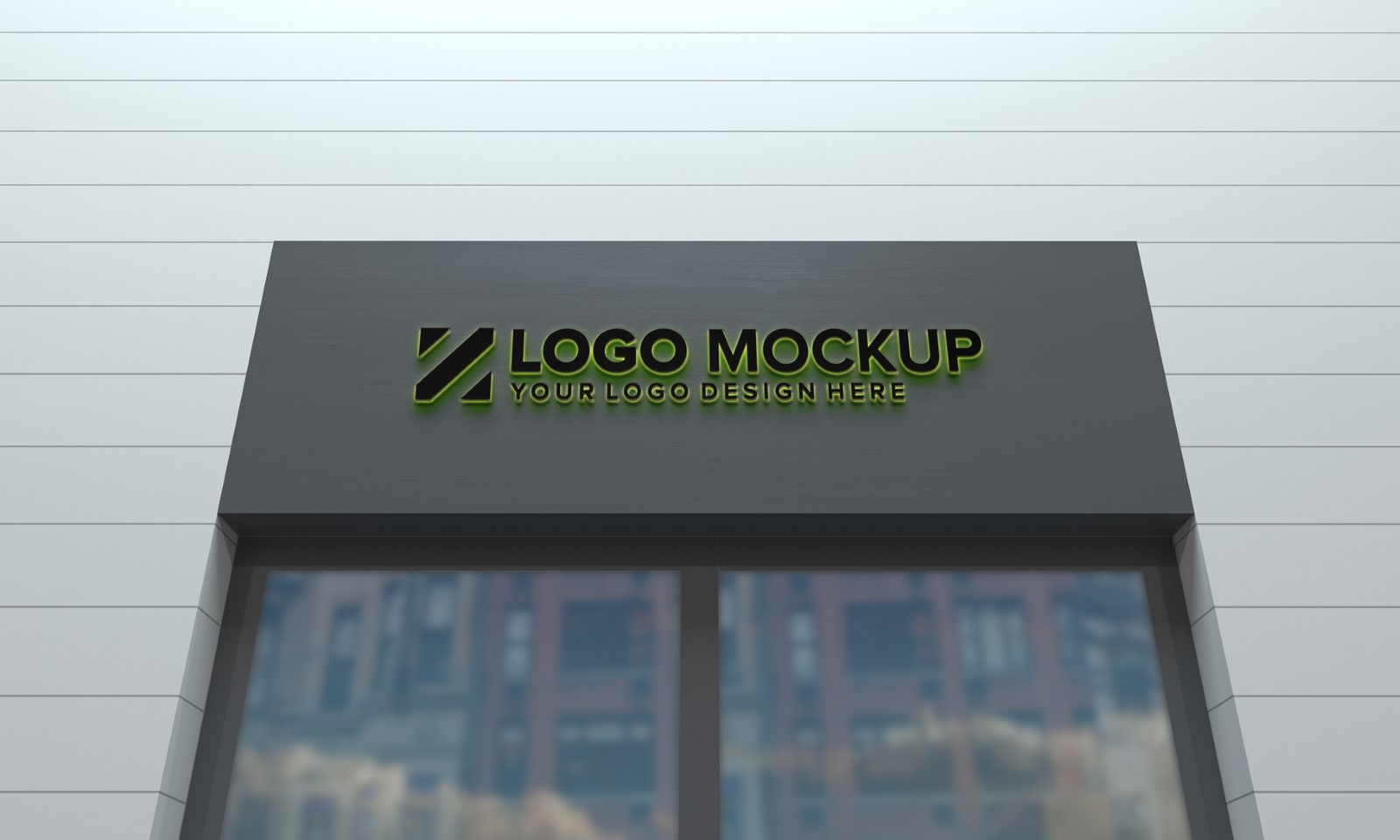 Download Logo Mockup Store Sign Facade Elegant Building Product Mockup