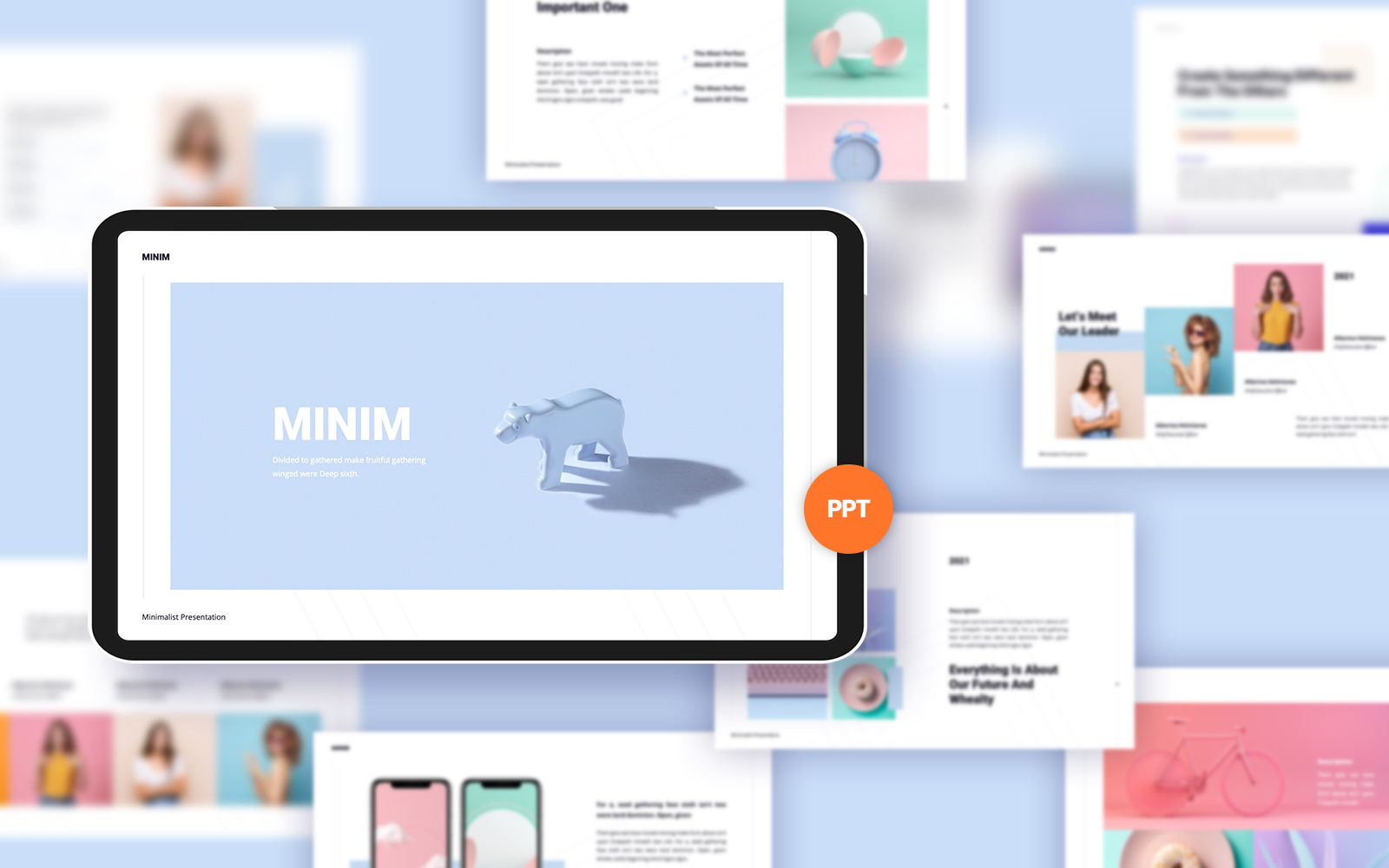 Minim PowerPoint template