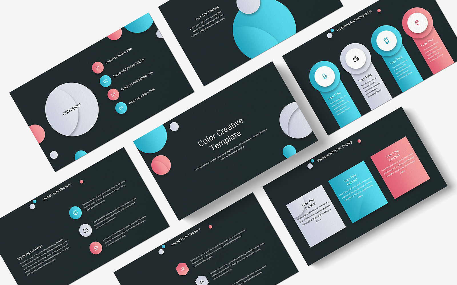 Color Creative PowerPoint template
