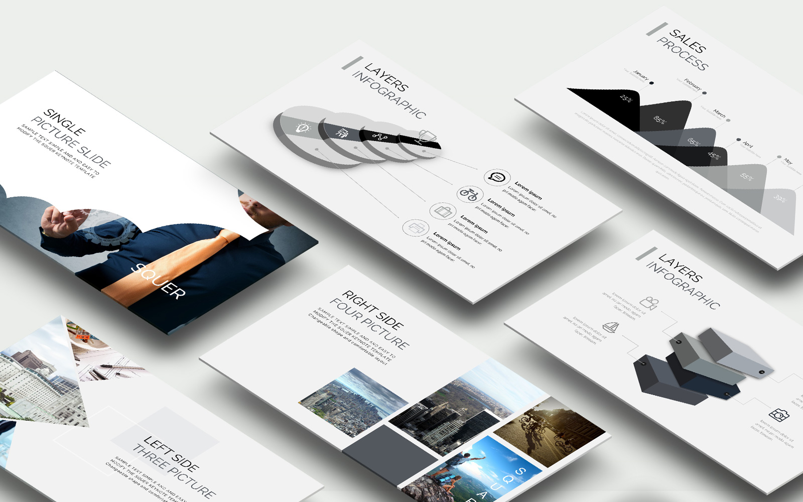 Squar Presentation PowerPoint template