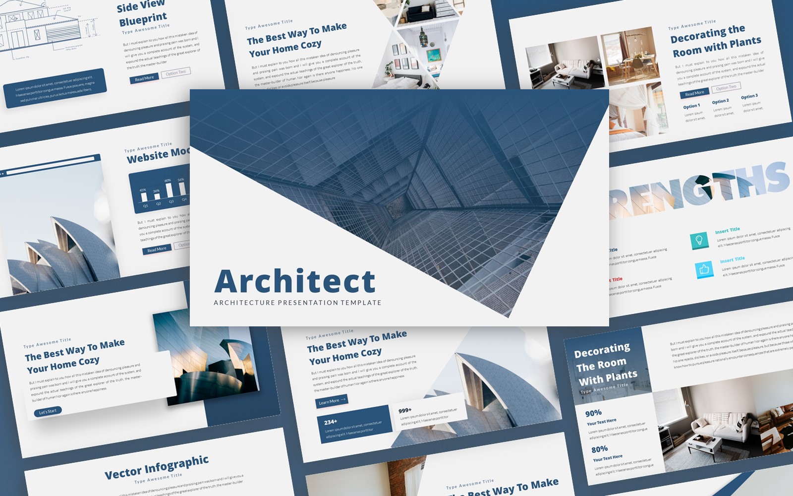 Architect Architecture Presentation PowerPoint template
