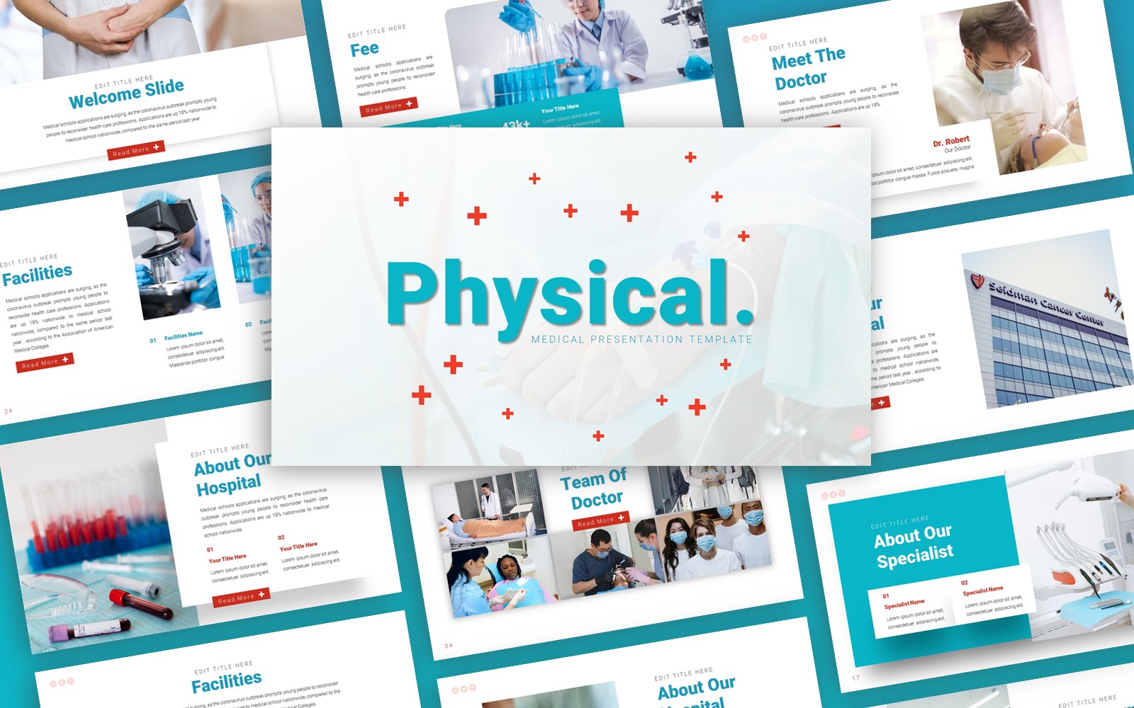 Physical Medical Presentation PowerPoint template