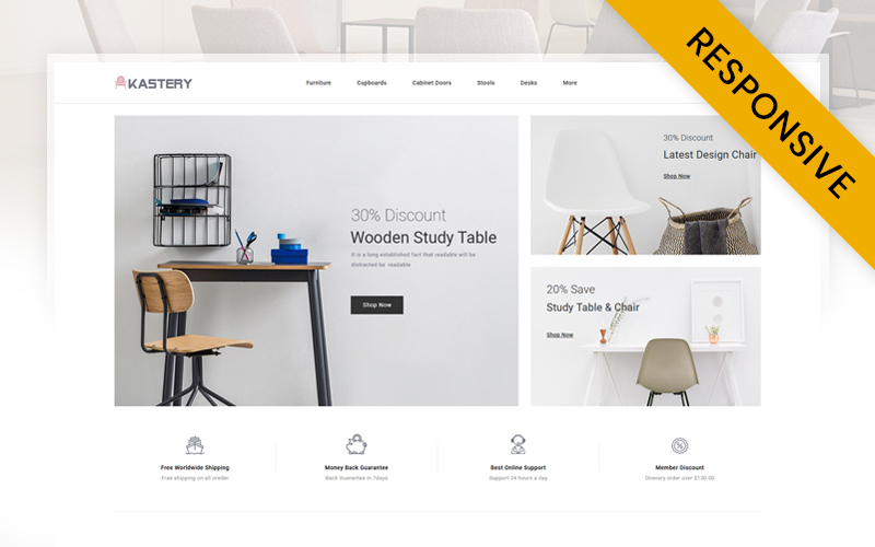 Kastery - Wood Furniture Store OpenCart Responsive Template