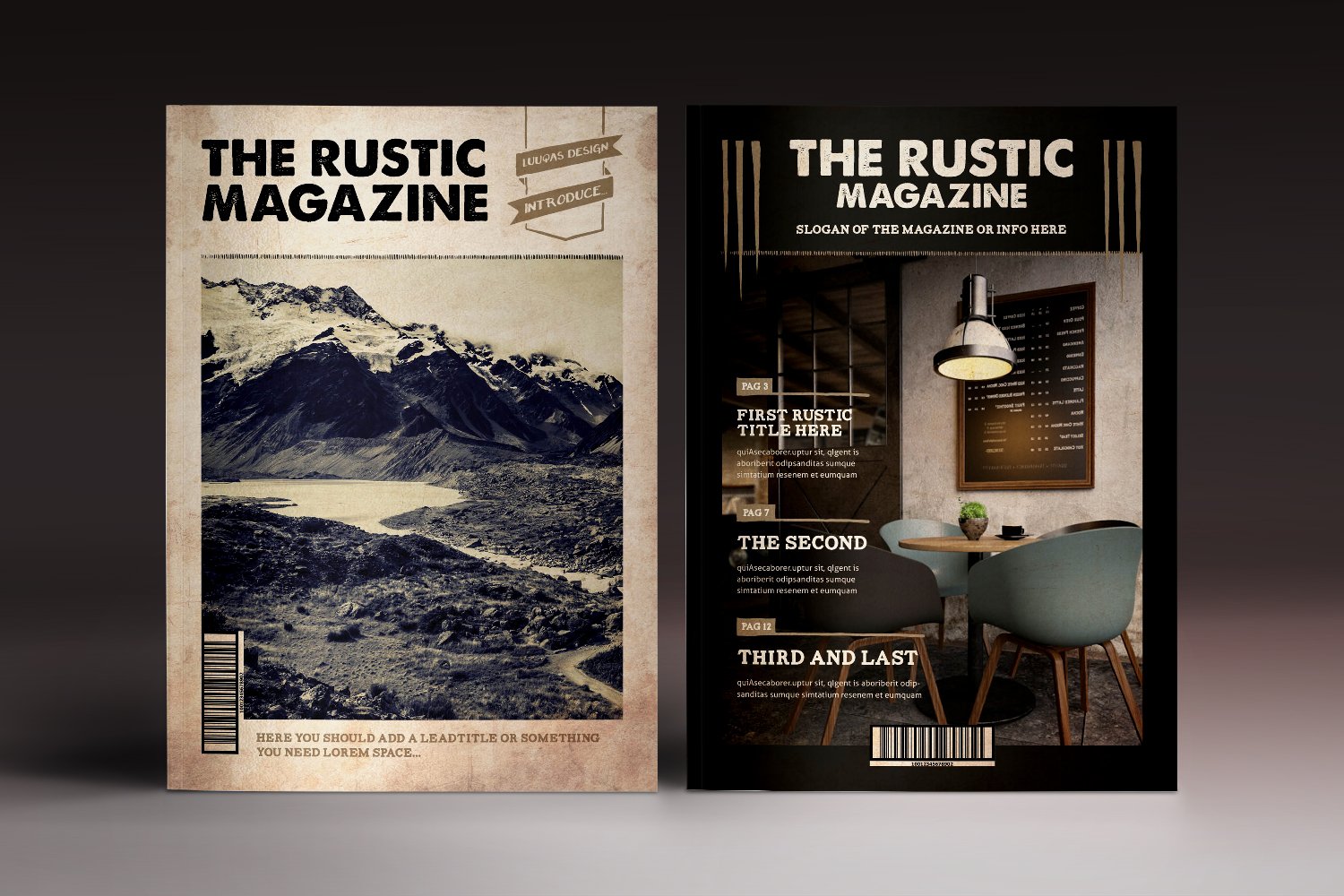 The Rustic Magazine Template