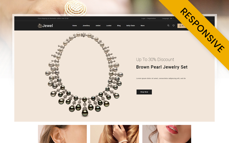 Jewel - Diamond Jewellery Store PrestaShop Theme