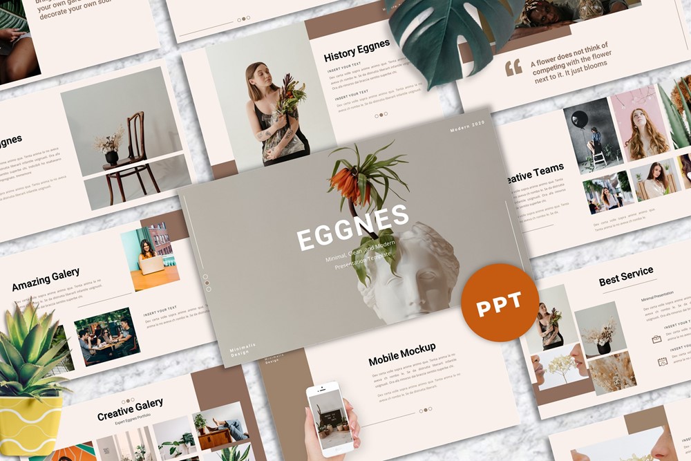 Eggnes - Clean PowerPoint template