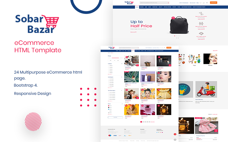 Sobarbazar -  Responsive Ultimate eCommerce Website Template