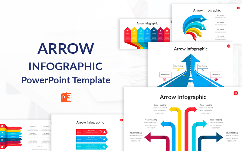 Arrow Infographic PowerPoint template