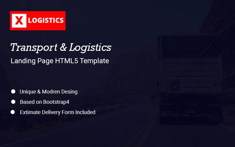 xLogistic - Transportation & Logistics Landing Page Template