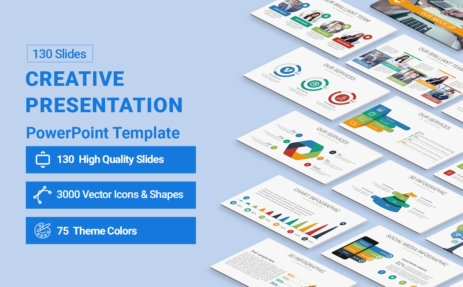 Multipurpose  Presentation PowerPoint template