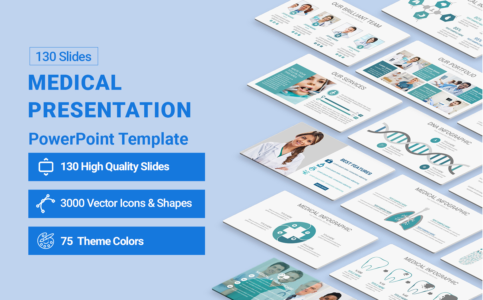 Medical & Healthcare  Presentation PowerPoint template