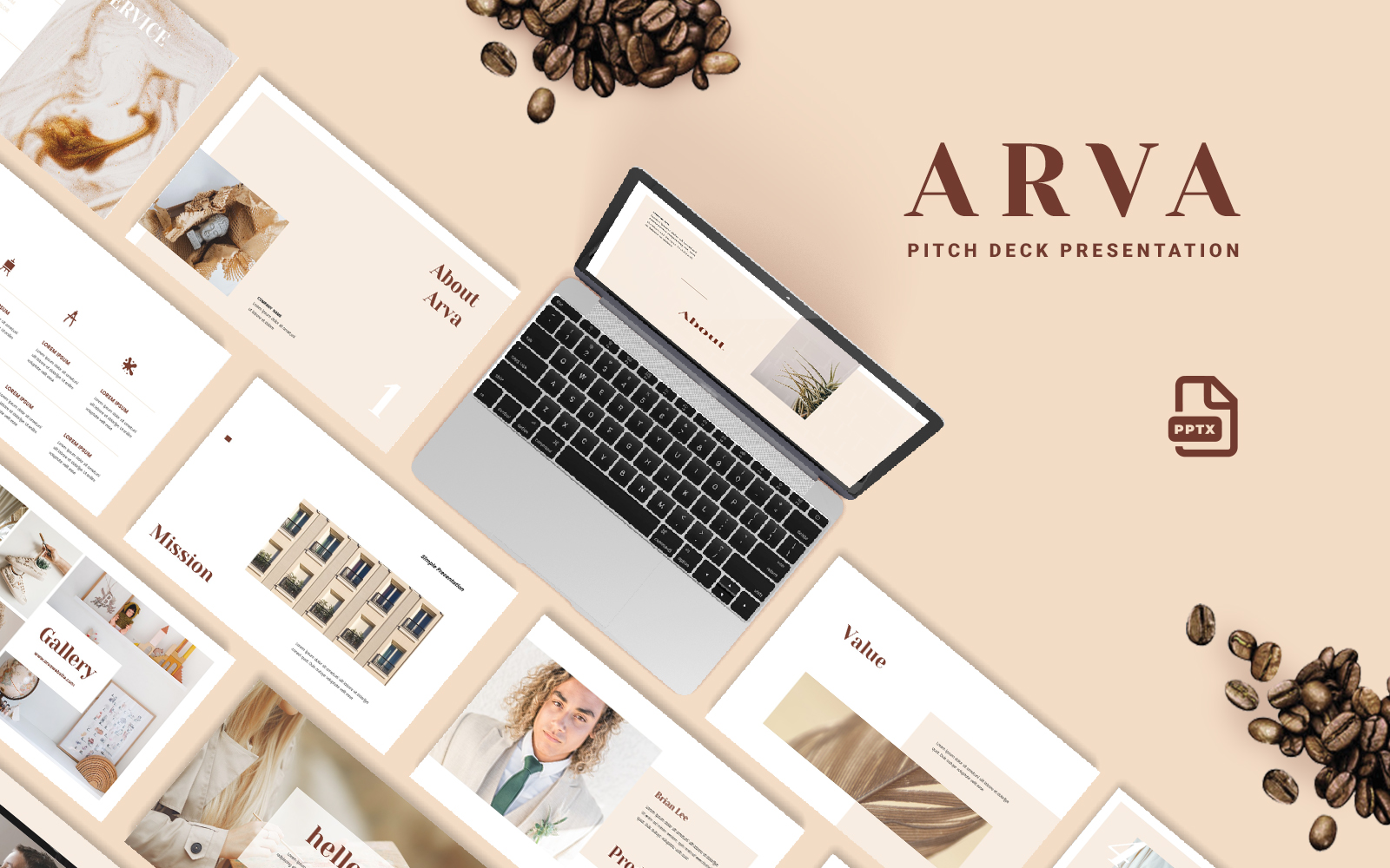 Creative Pitch Deck - Creative Presentation PowerPoint template