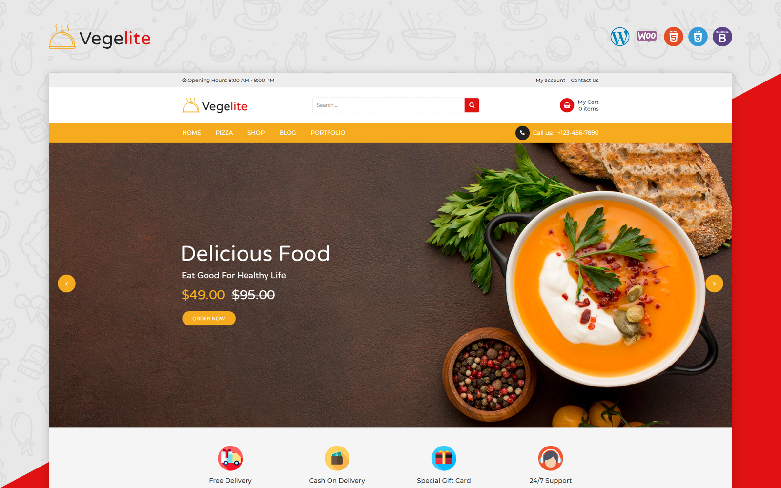 Vegelite - Responsive WooCommerce Theme