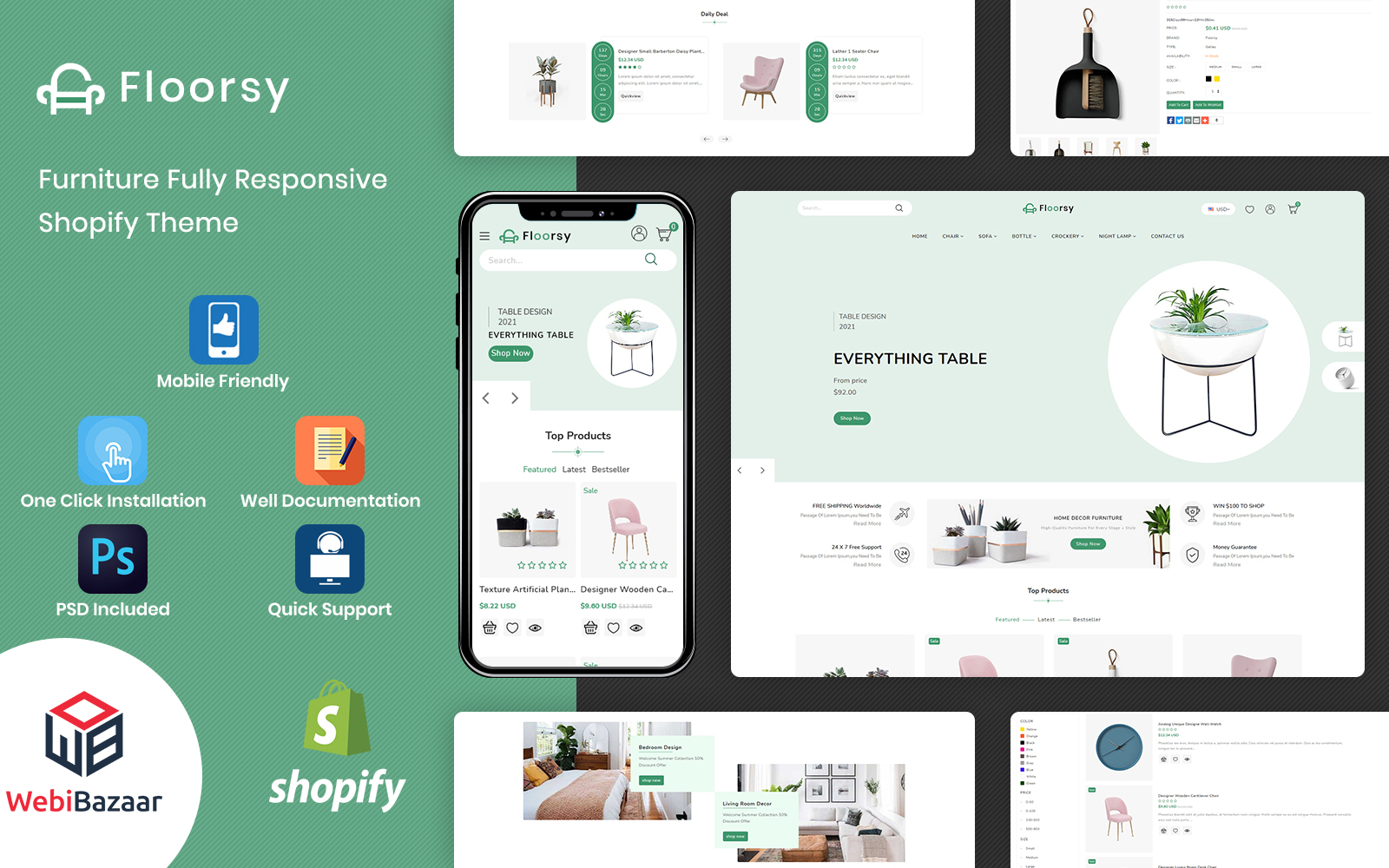 Shopify 購物網店系統模板