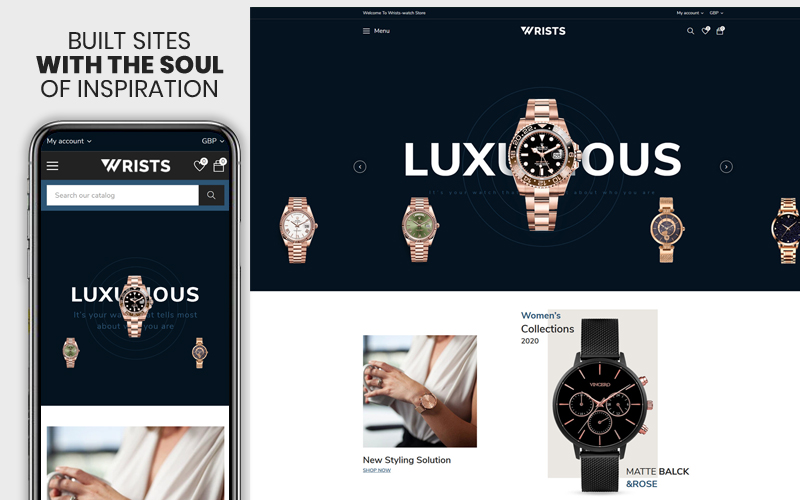 Wrists - The watch & Smartwatch Premium Shopify Theme