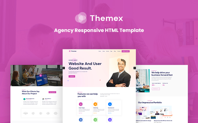 Themex - Agency HTML5 Responsive Website Template