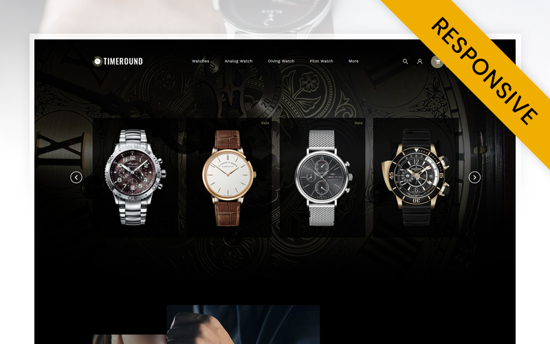 TimeRound - Watch Store OpenCart Template
