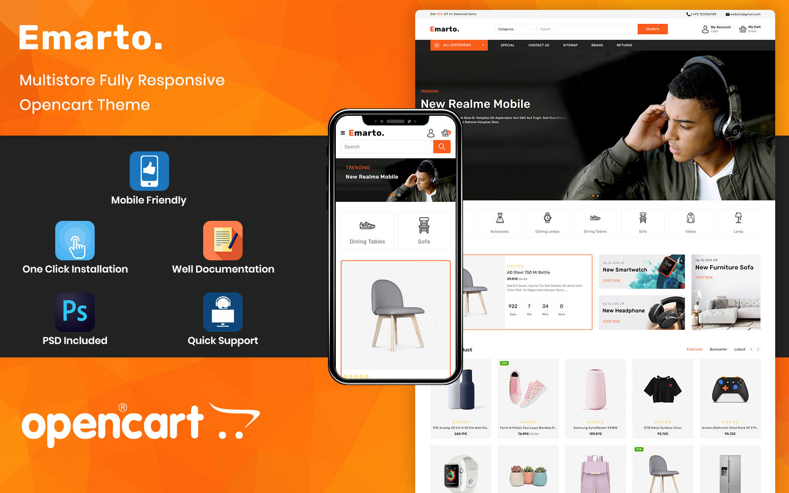 OpenCart шаблоны