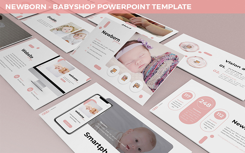Newborn - Babyshop Powerpoint Template