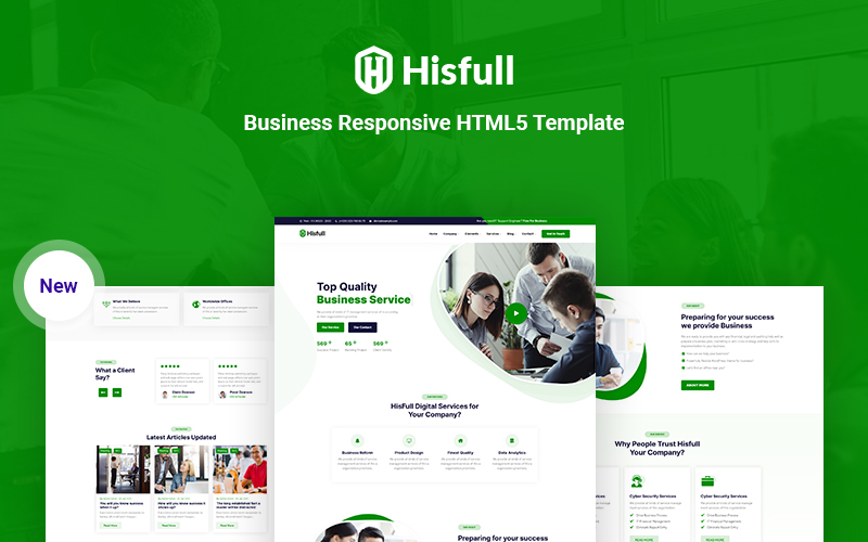 Hisfull - Business Responsive HTML Website Template