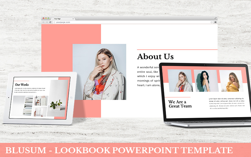 Blusum - Lookbook PowerPoint Template