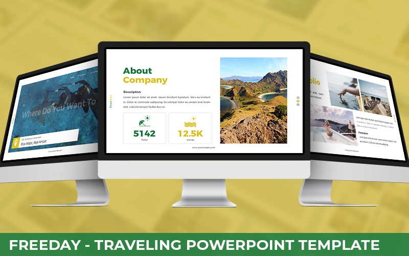 Freeday - Traveling PowerPoint Template
