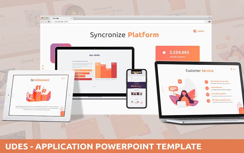 Udes - Application PowerPoint Template