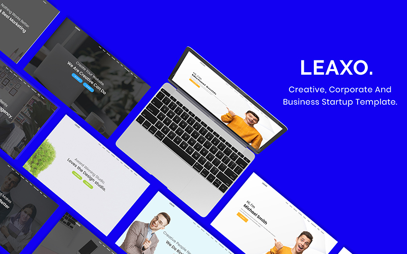 Leaxo-Onepage Parallax Bootstrap Website Template