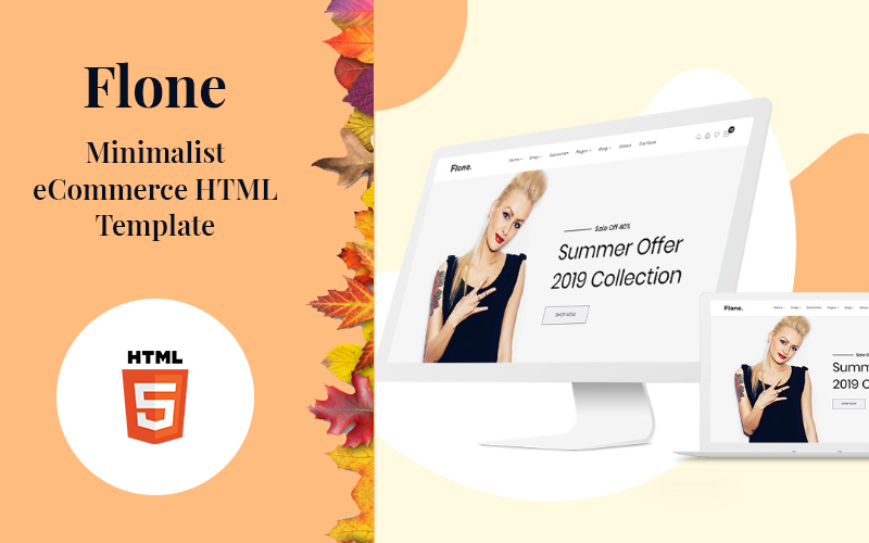 Flone - Minimal eCommerce Website Template