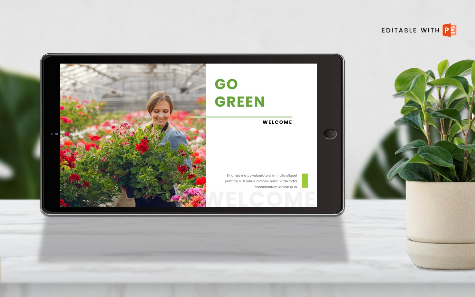 Go Green PowerPoint Template